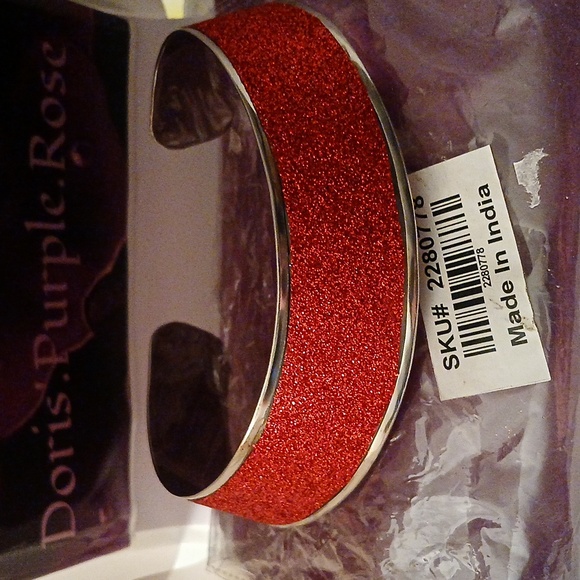 2280778-15. Handmade Indian Choker-Cuff-Earring Set - Open back. - Picture 2 of 12